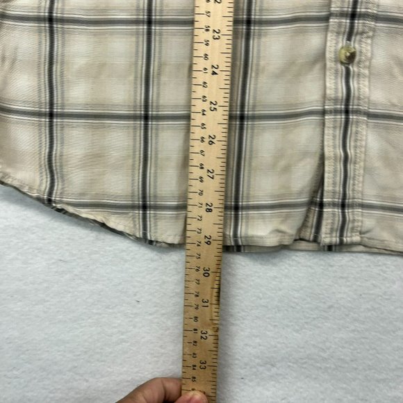The North Face Button Up Shirt Medium Men's Short Sleeve Modal Blend Casual - Picture 6 of 11
